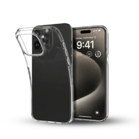 Ốp Lưng Trong Suốt Spigen iPhone 15 Series LIQUID CRYSTAL CLEAR