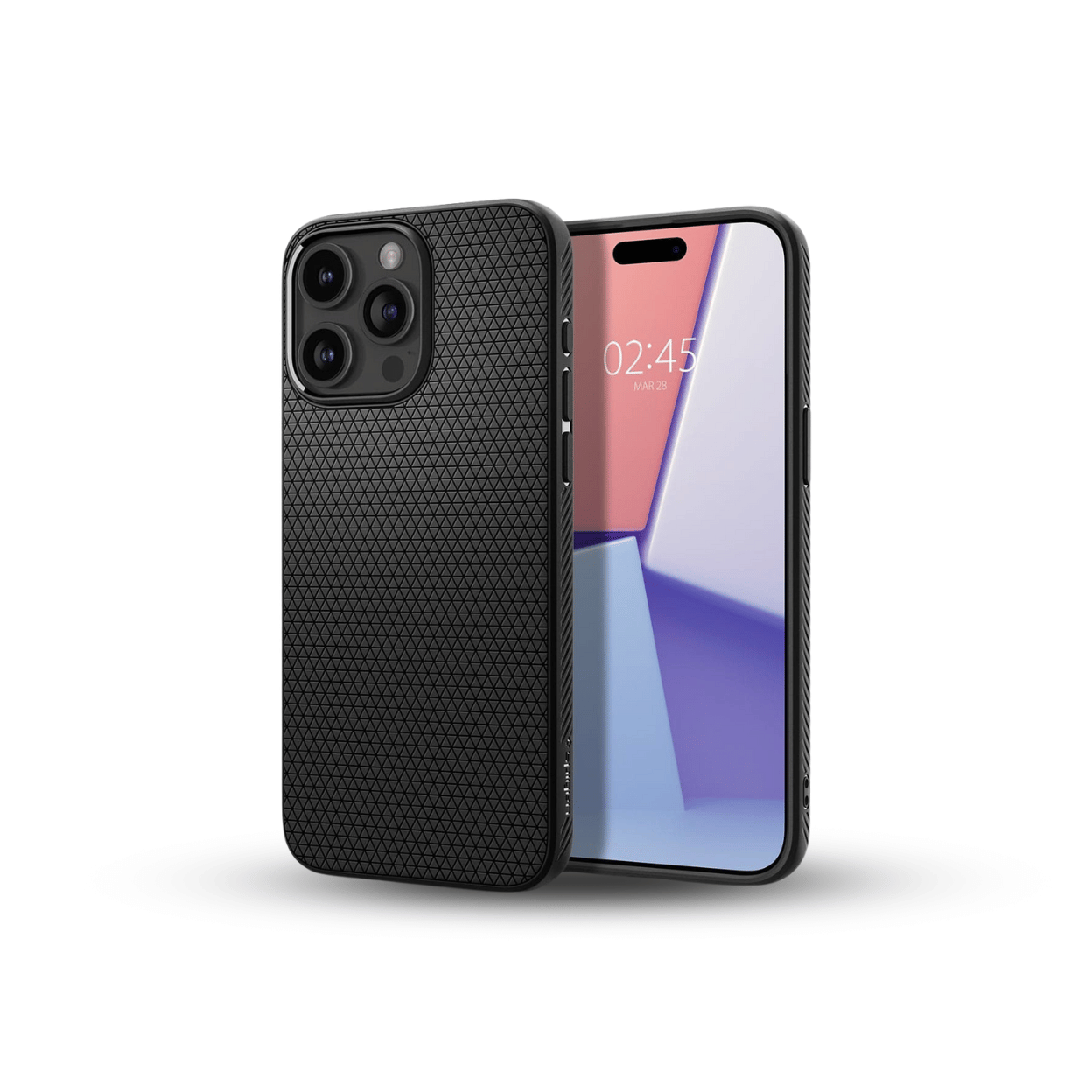Ốp Lưng Spigen Liquid Air iPhone 15 Series_Matte Black