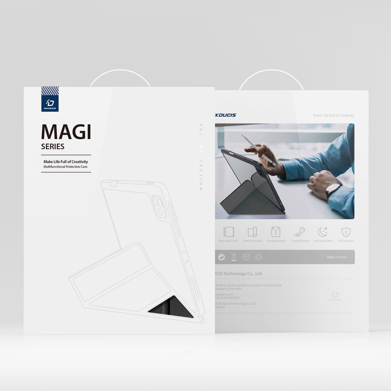 Bao Da Dux Ducis iPad Magi Case Pro 2024 - 13"/11" - Ảnh 10