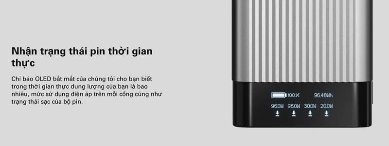 Pin dự phòng Hyperjuice 27000mAh Battery 245W, 4 USB-C – HJ245B (11)