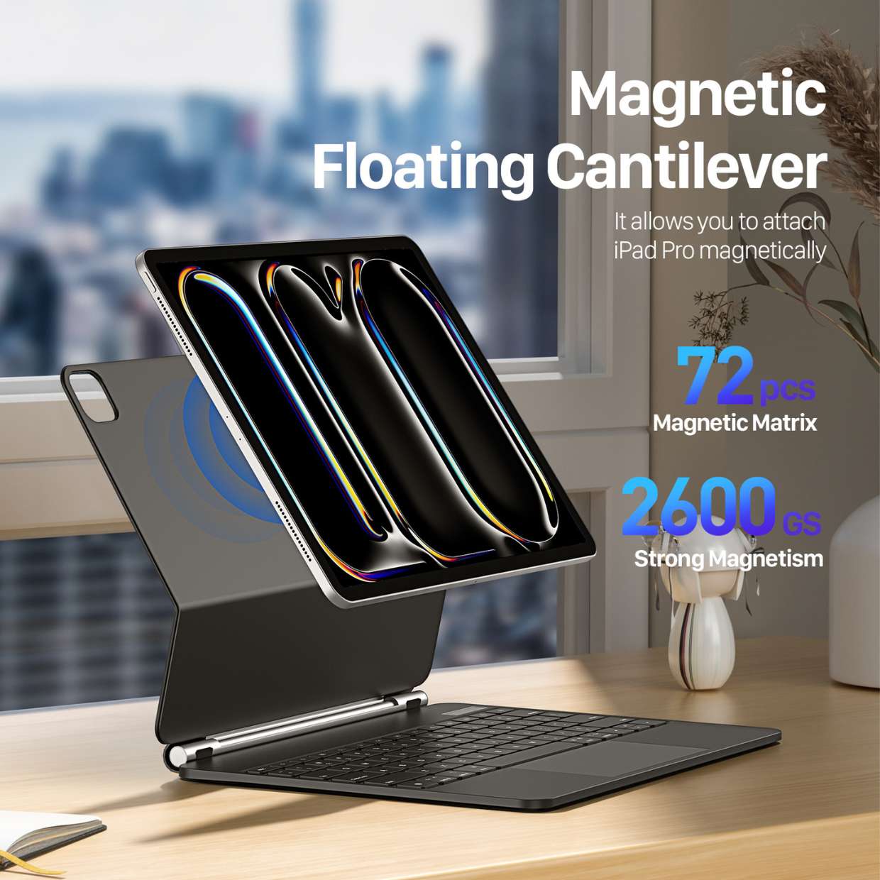 Bao Da Kiêm Bàn Phím Dux Ducis MK Series iPad Pro 2024