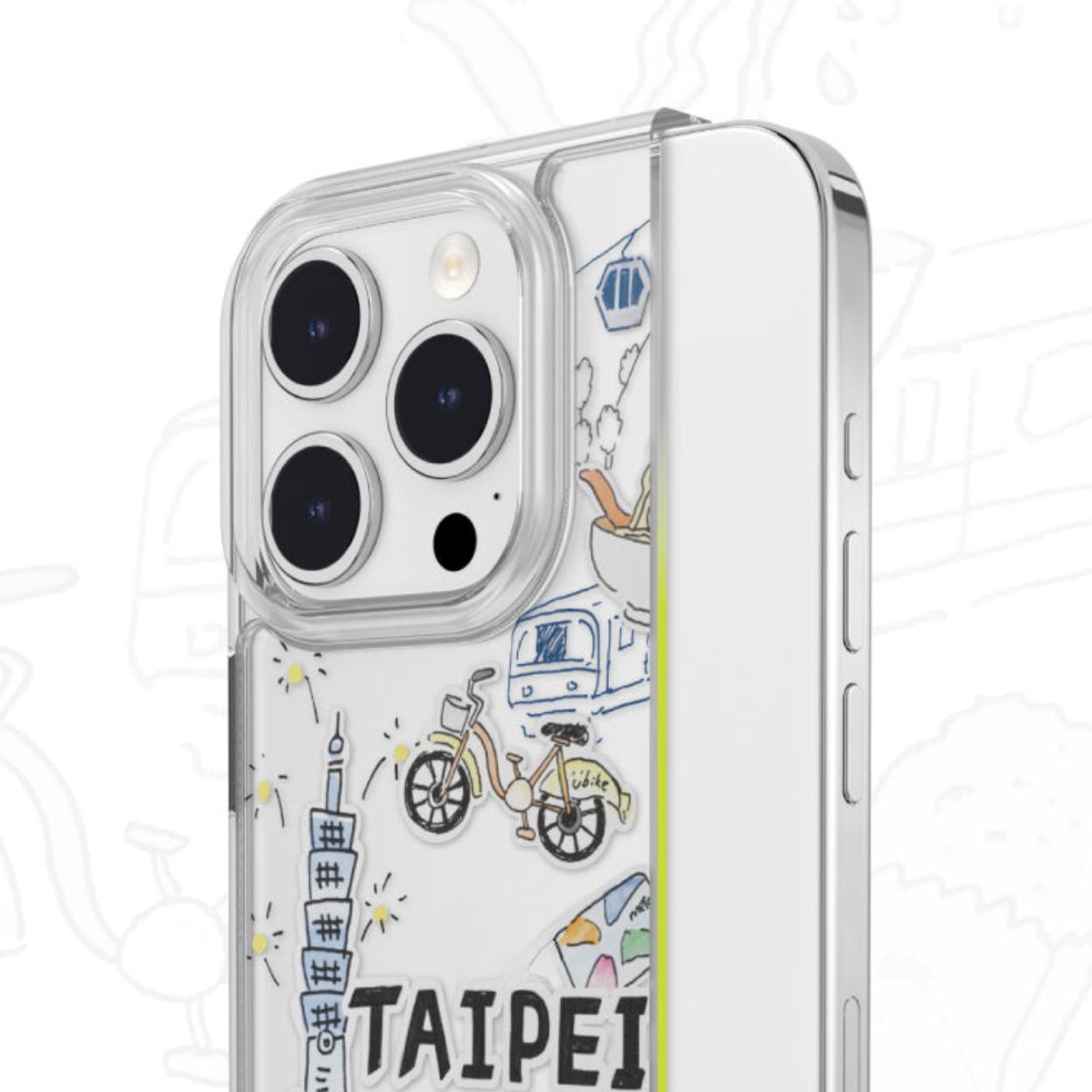 Ốp Lưng Trong SwitchEasy iPhone 16 Series CITY Style M Pattern
