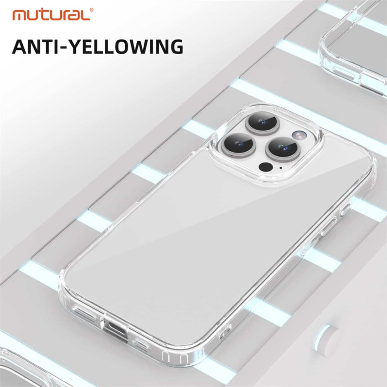 Ốp Lưng Trong Suốt MUTURAL ICE CLEAR CASE iPhone 16 Series