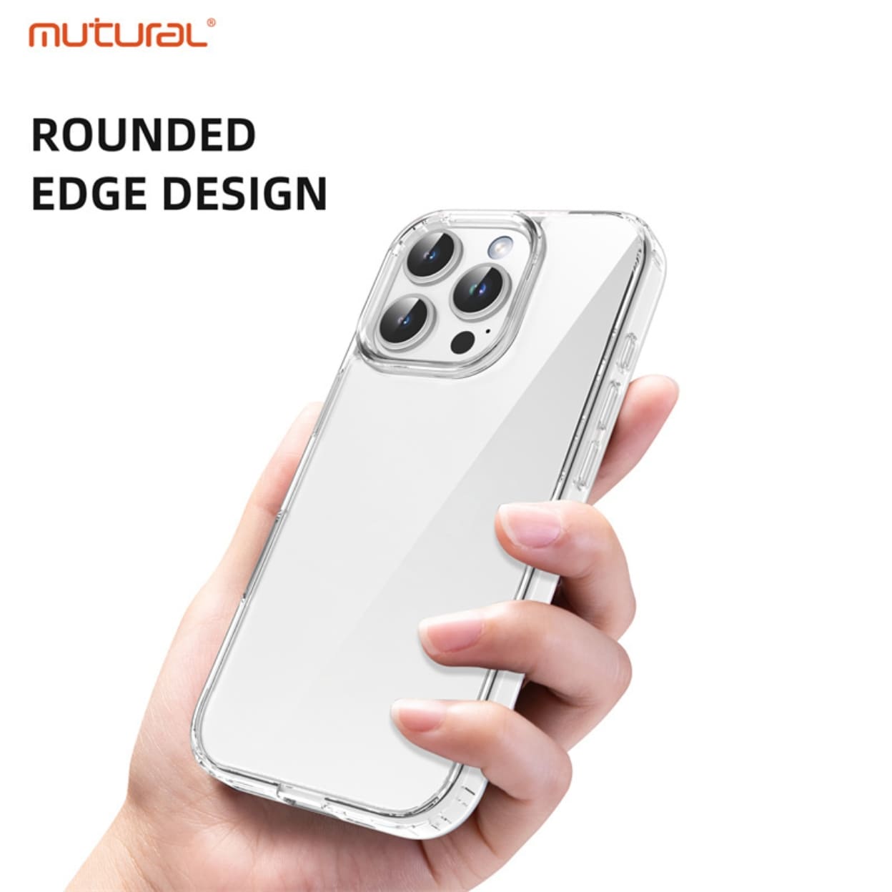 Ốp Lưng Trong Suốt MUTURAL ICE CLEAR CASE iPhone 16 Series