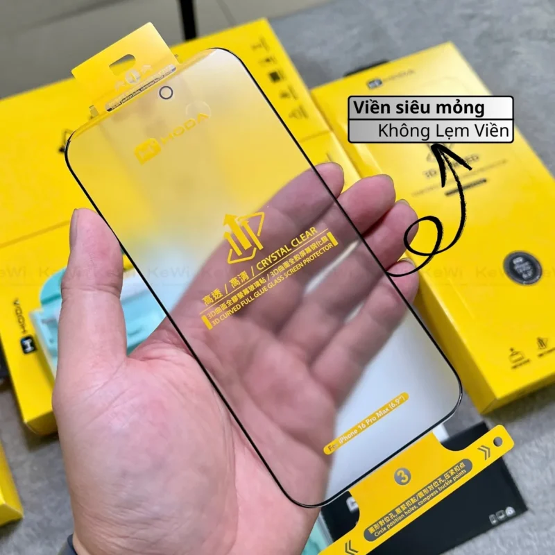 Cường Lực HODA 3D CURVED iPhone 16 Series