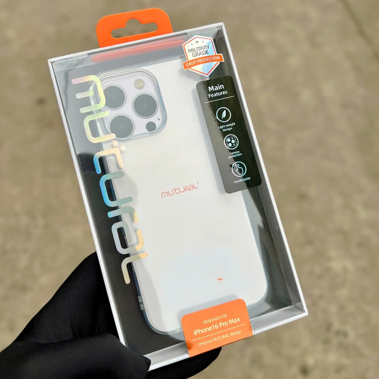 Mutural iPhone 16 Series Clear Case
