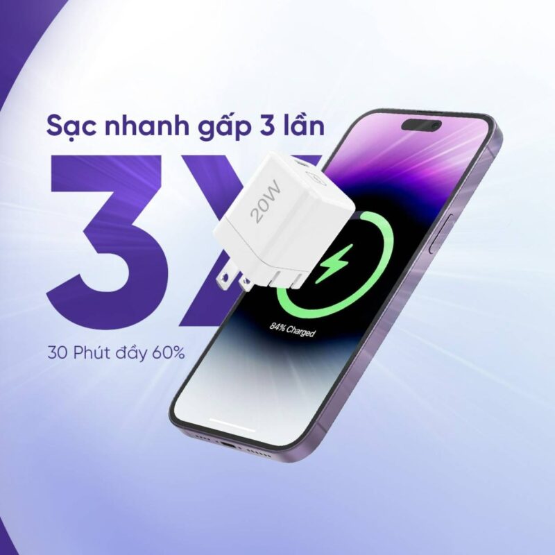Bộ Sạc Củ Kèm Cáp Sạc DIPOSI PD20W