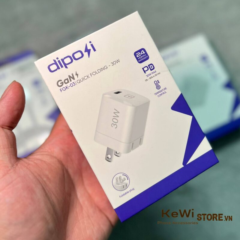 Trên Tay Củ Sạc Nhanh Diposi GaN 30W