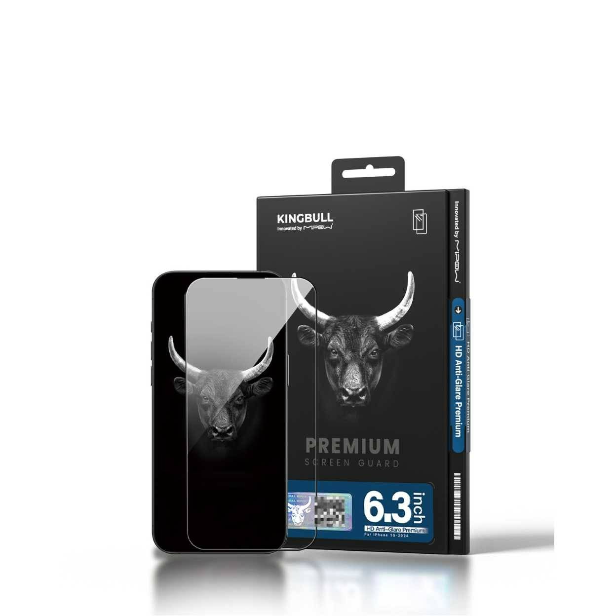 cường lực MIPOW KINGBULL Chống Vân Tay HD Anti Glare Protector