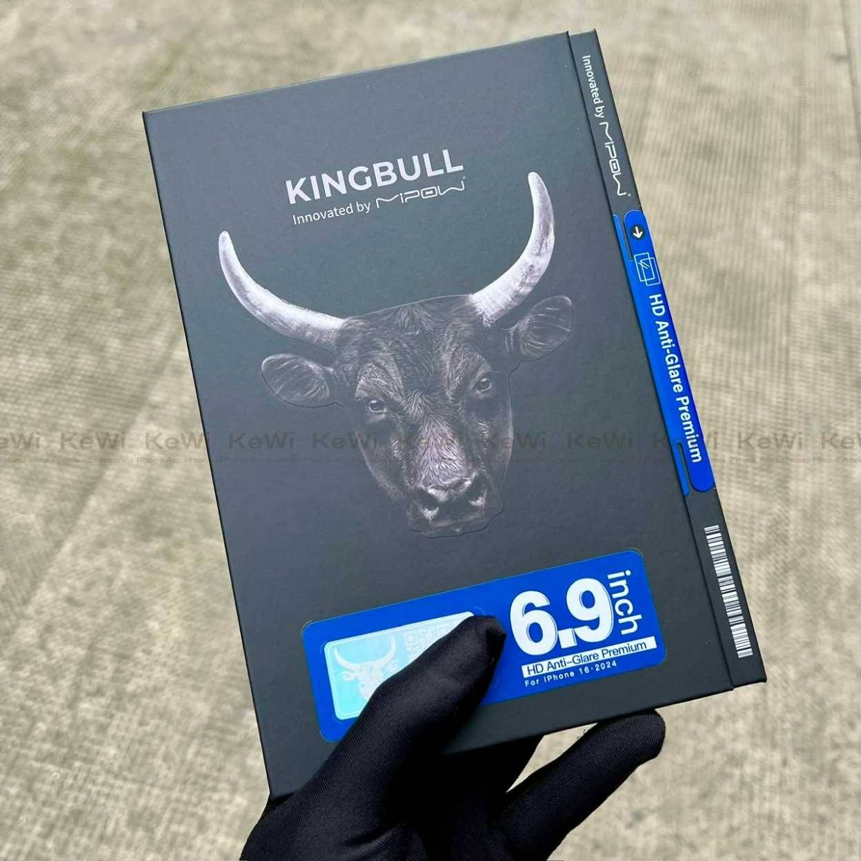 cường lực MIPOW KINGBULL Chống Vân Tay HD Anti Glare Protector