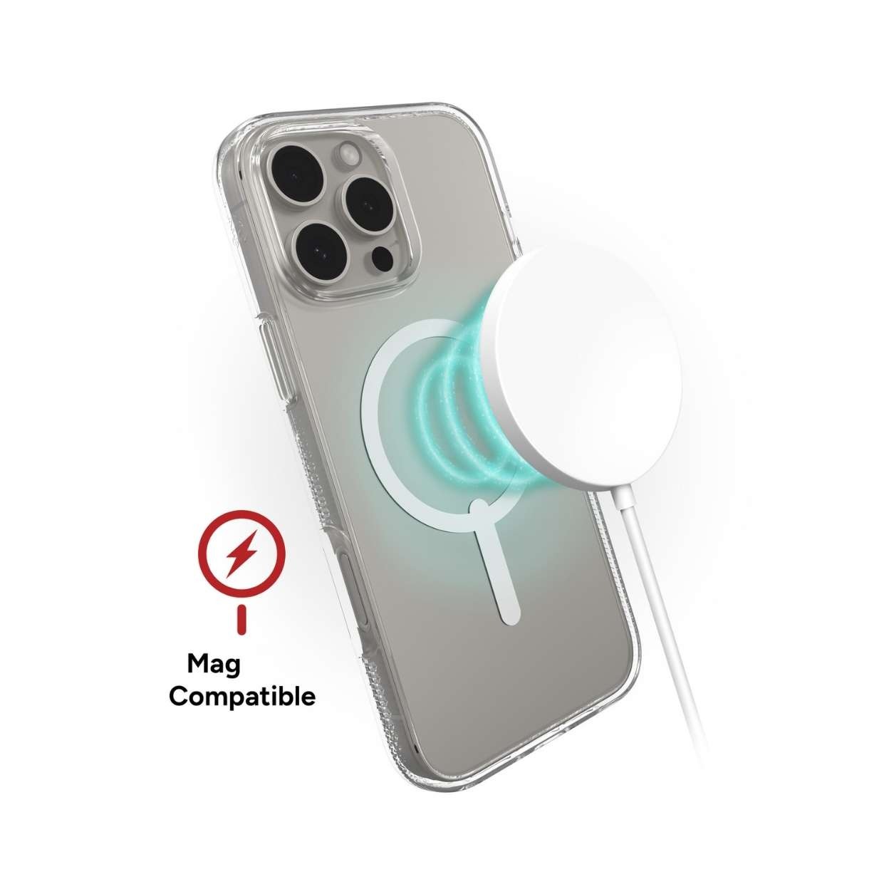 Ốp Lưng ZAGG Crystal Palace Snap iPhone 16 Series Sạc MagSafe