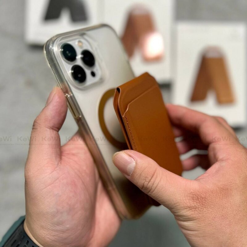 Ví Satechi Magnetic kiêm giá đỡ cho iPhone