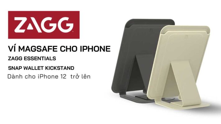 ZAGG Essential Phụ Kiện MagSafe Siêu Gọn Nhẹ, Tiện Ích Cho Người Dùng iPhone
