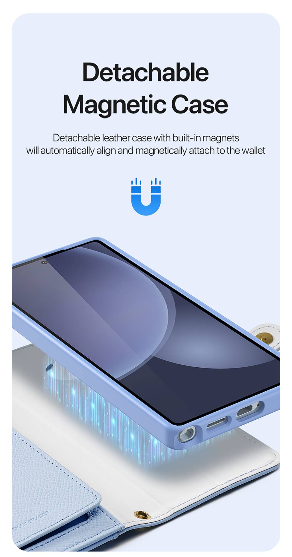 Ốp Lưng Dux Ducis Samsung Galaxy S25 Ultra Kiêm Ví Da Từ Tính LAWA Series