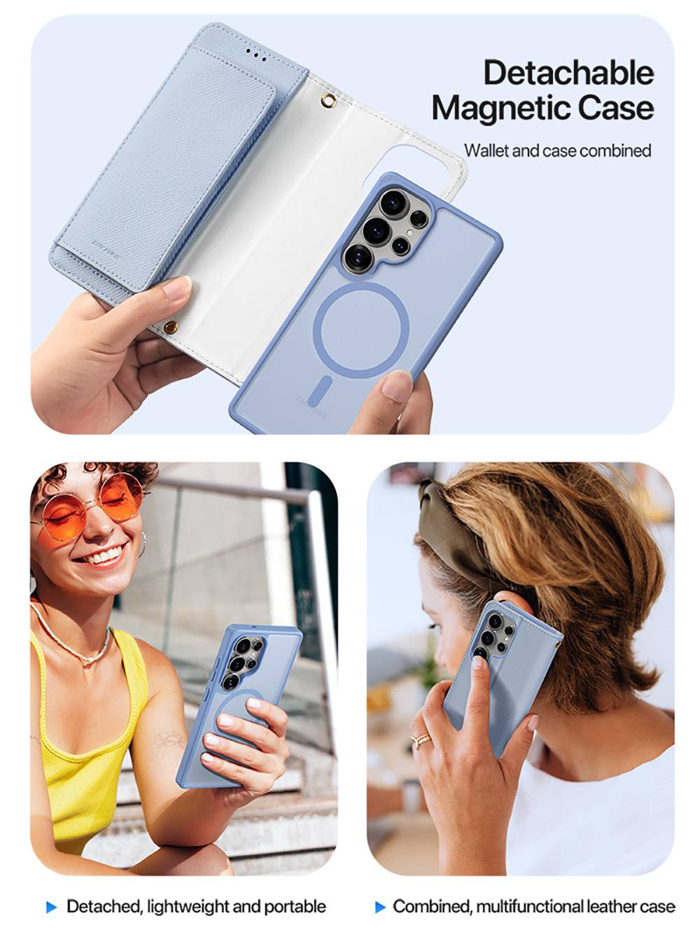 Ốp Lưng Dux Ducis Samsung Galaxy S25 Ultra Kiêm Ví Da Từ Tính LAWA Series