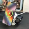 Bộ Sạc Không Dây HyperJuice Qi2 3 in 1 Magnetic Charging Stand