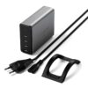Bộ Sạc GaN Satechi PD 165W 4 Cổng USB-C – ST-UC165GM Sạc Nhanh, An Toàn, Tiện Lợi