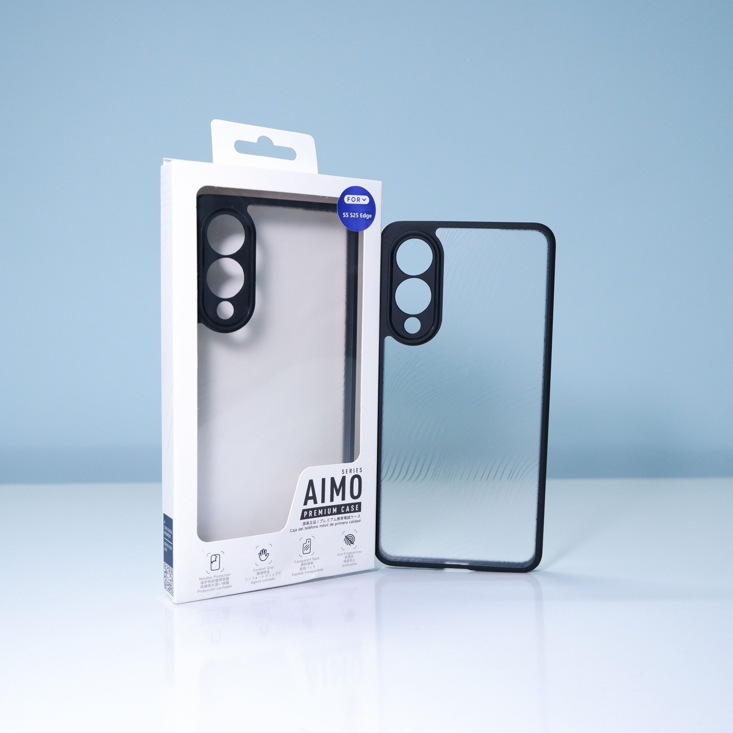 Ốp lưng Dux Ducis AIMO cho Samsung S25 Edge chống sốc, chống ố vàng, chính hãng
