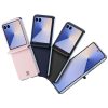 Bao da Dux Ducis Bril Series cho Samsung Galaxy Z Flip 7, thiết kế sang trọng, bảo vệ bản lề, chống sốc toàn diện