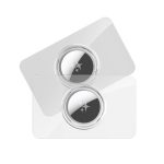 Thẻ Đựng AirTag DUX DUCIS Dạng Thẻ ATM, Bộ 2 Cái, Trong Suốt, Siêu Mỏng, Chống Rơi, Không Cản Sóng