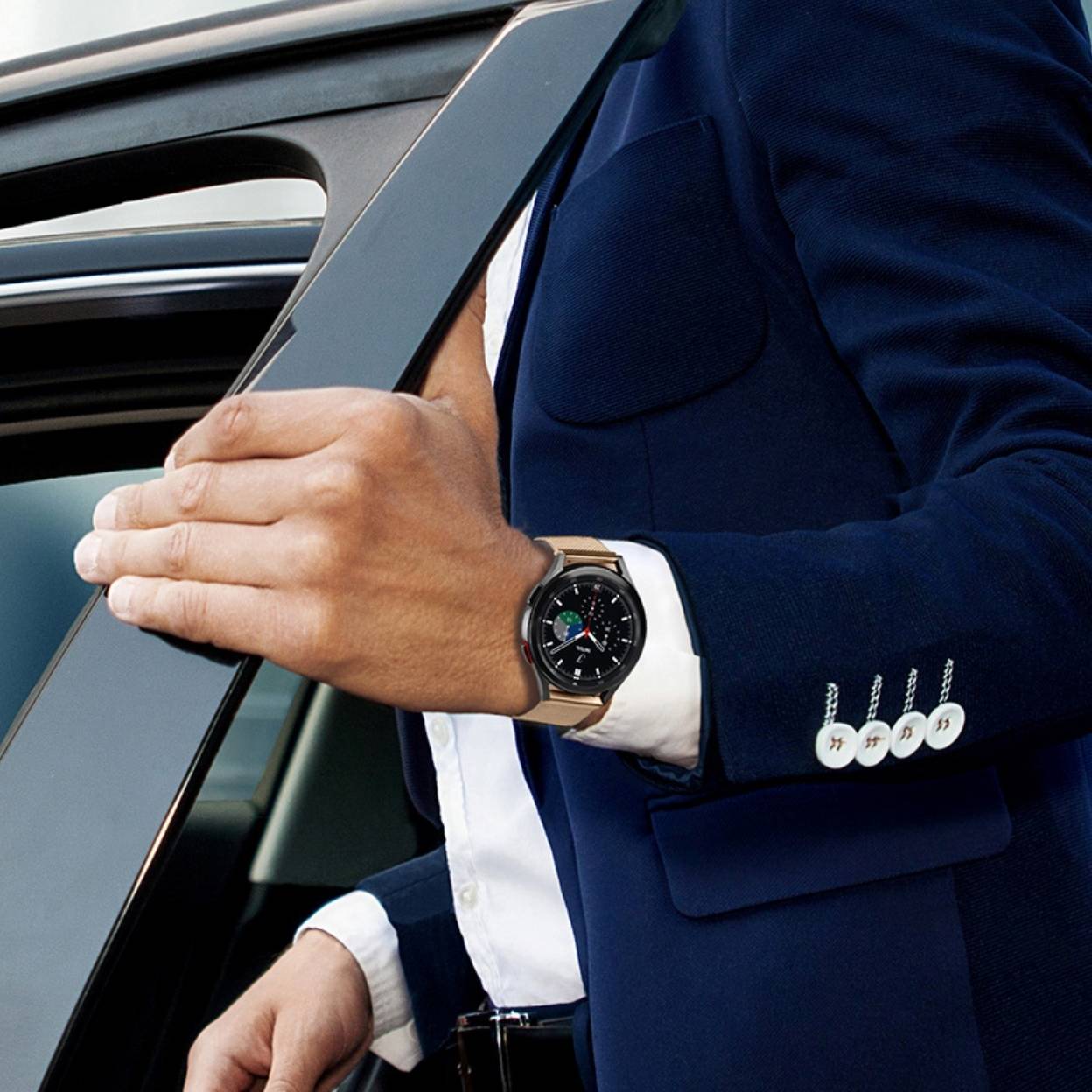 Dây đeo thép Milanese Dux Ducis cho Samsung Galaxy Watch