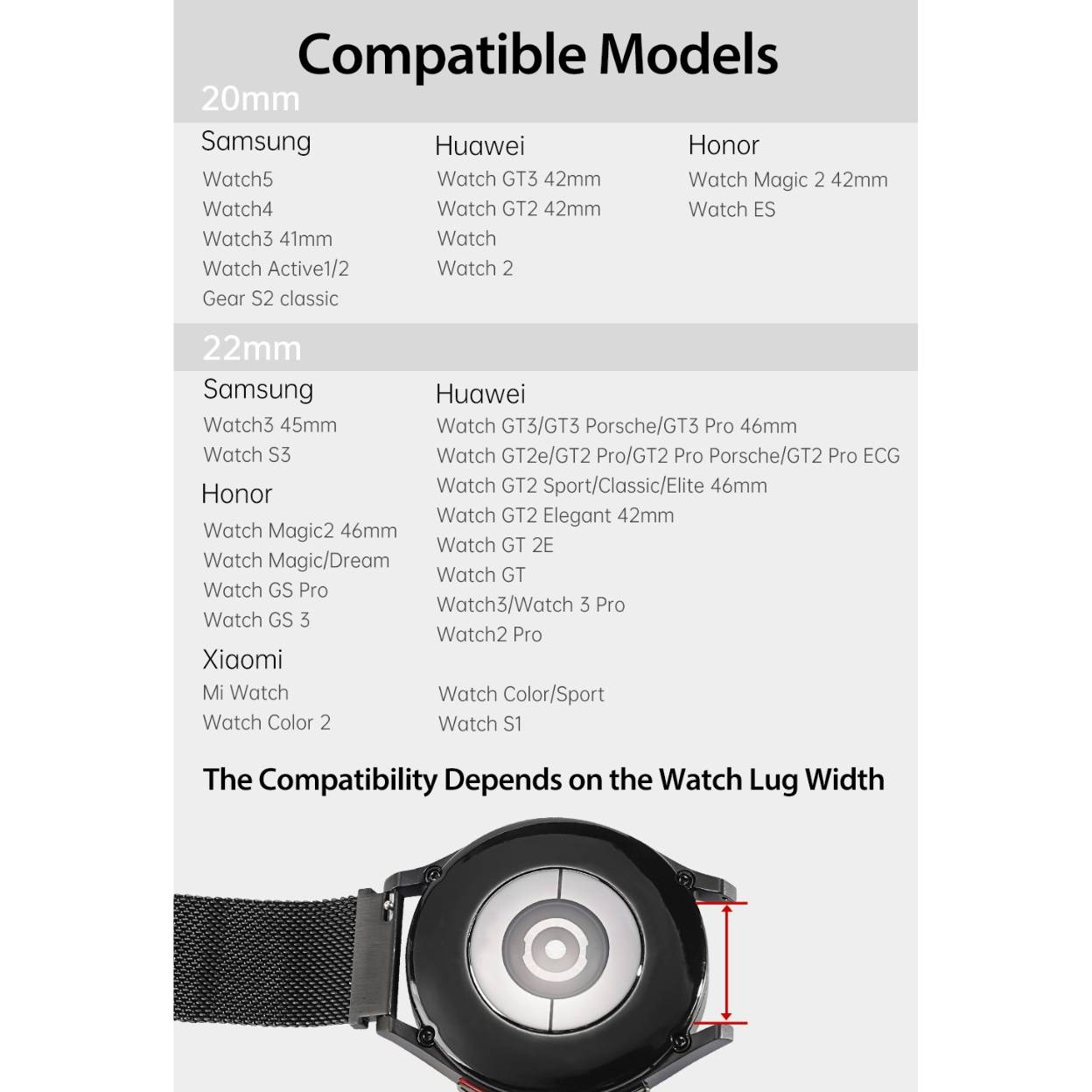 Dây đeo thép Milanese Dux Ducis cho Samsung Galaxy Watch