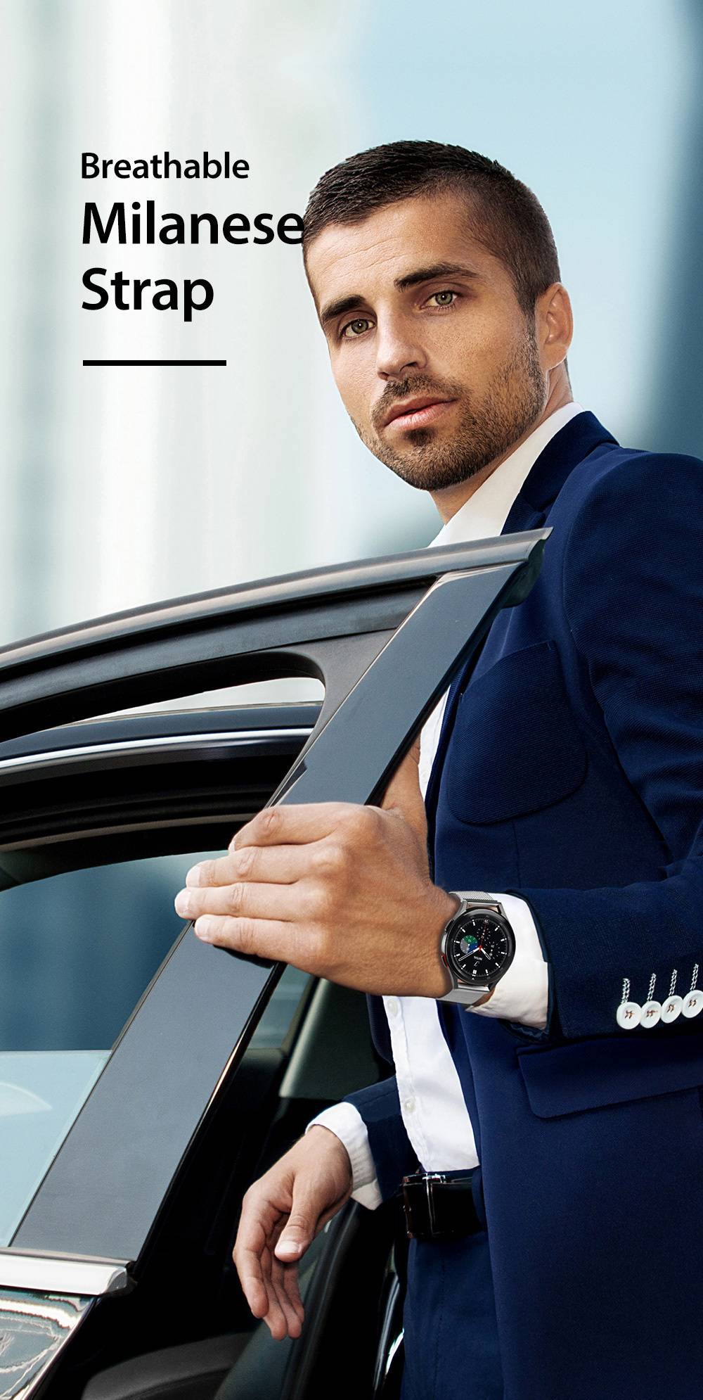 Dây đeo thép Milanese Dux Ducis cho Samsung Galaxy Watch