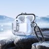 Ốp AirPods Pro 2 Dux Ducis PECR chống sốc, nắp nam châm, giá đỡ đa góc