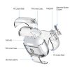 Ốp AirPods Pro 2 Dux Ducis PECR chống sốc, nắp nam châm, giá đỡ đa góc