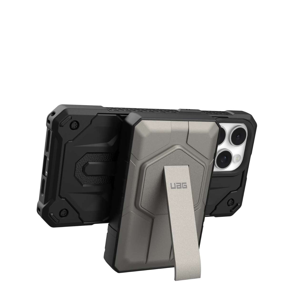 Sạc dự phòng không dây UAG SRGE Rugged 10000mAh hỗ trợ MagSafe, có chân đế