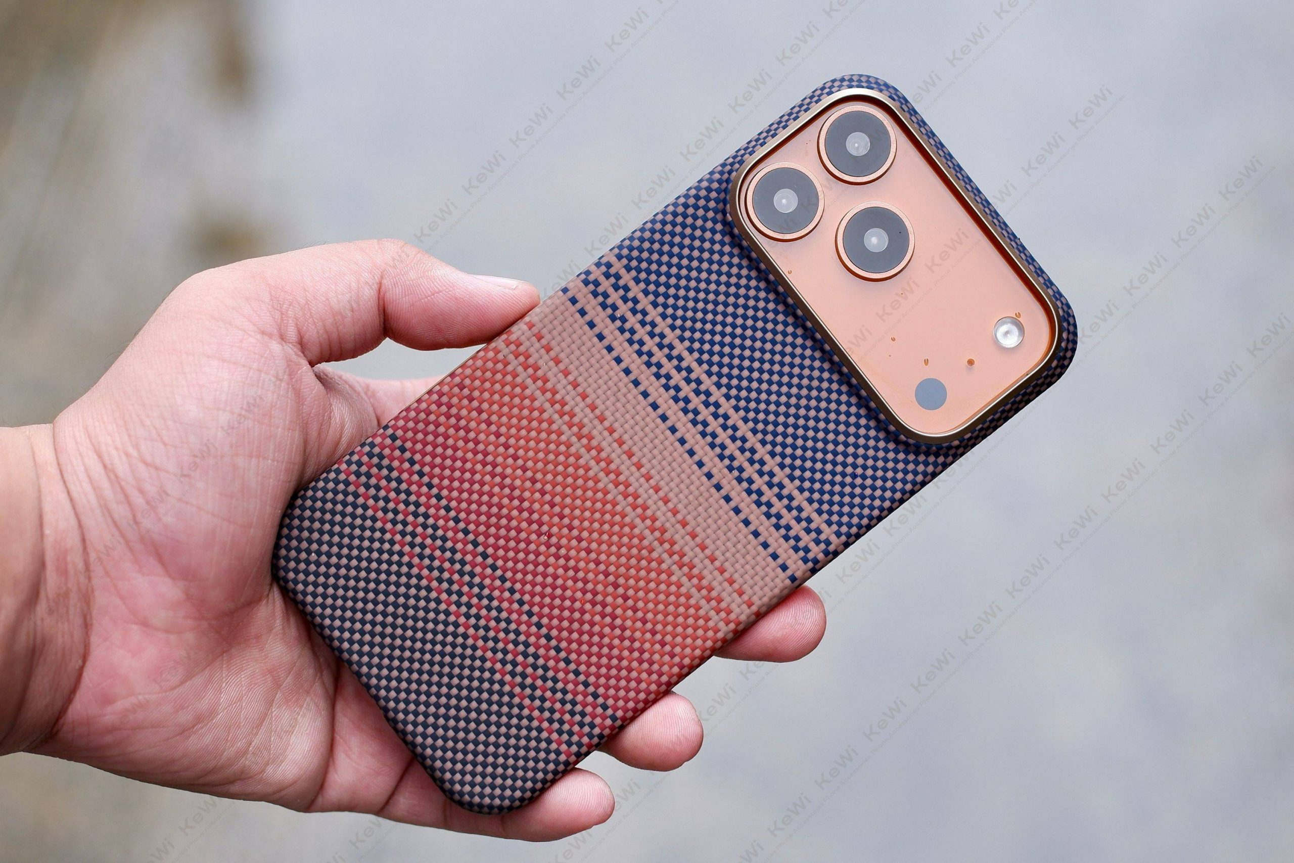 Ốp Lưng Pitaka iPhone 17 Pro Ultra Slim with PitaTap, sợi aramid siêu mỏng 1mm, nhẹ 22g, hỗ trợ Magnetic, Camera Control