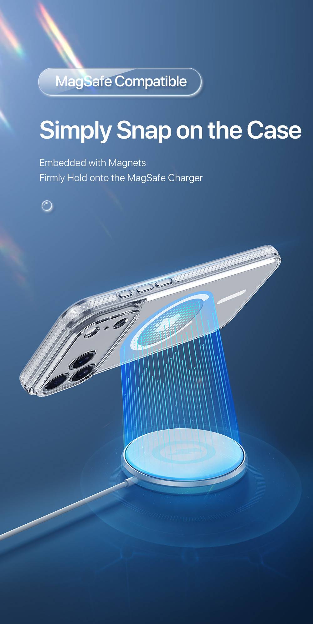 Ốp lưng trong suốt Magnetic Dux Ducis Clin Mag cho iPhone 17 Pro Max / 17 Pro / 17 Air / 17