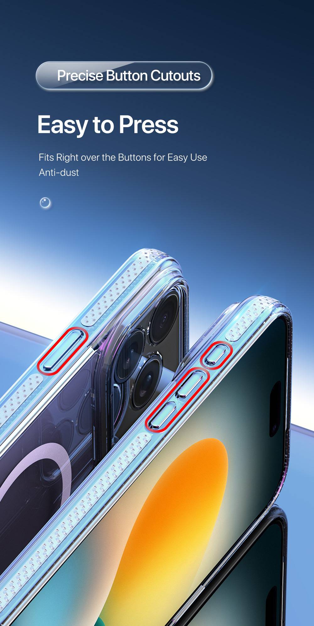 Ốp lưng trong suốt Magnetic Dux Ducis Clin Mag cho iPhone 17 Pro Max / 17 Pro / 17 Air / 17
