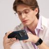 Vòng giữ điện thoại Magnetic PITAKA Grip 3 gắn trên iPhone, dùng làm tay cầm và giá đỡ dọc ngang