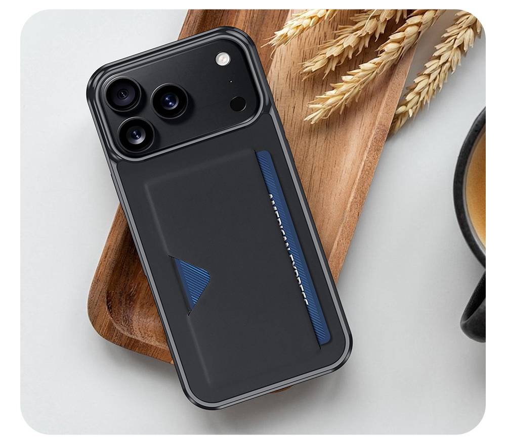 Ốp lưng Dux Ducis Pocard iPhone 17 kiêm ví thẻ