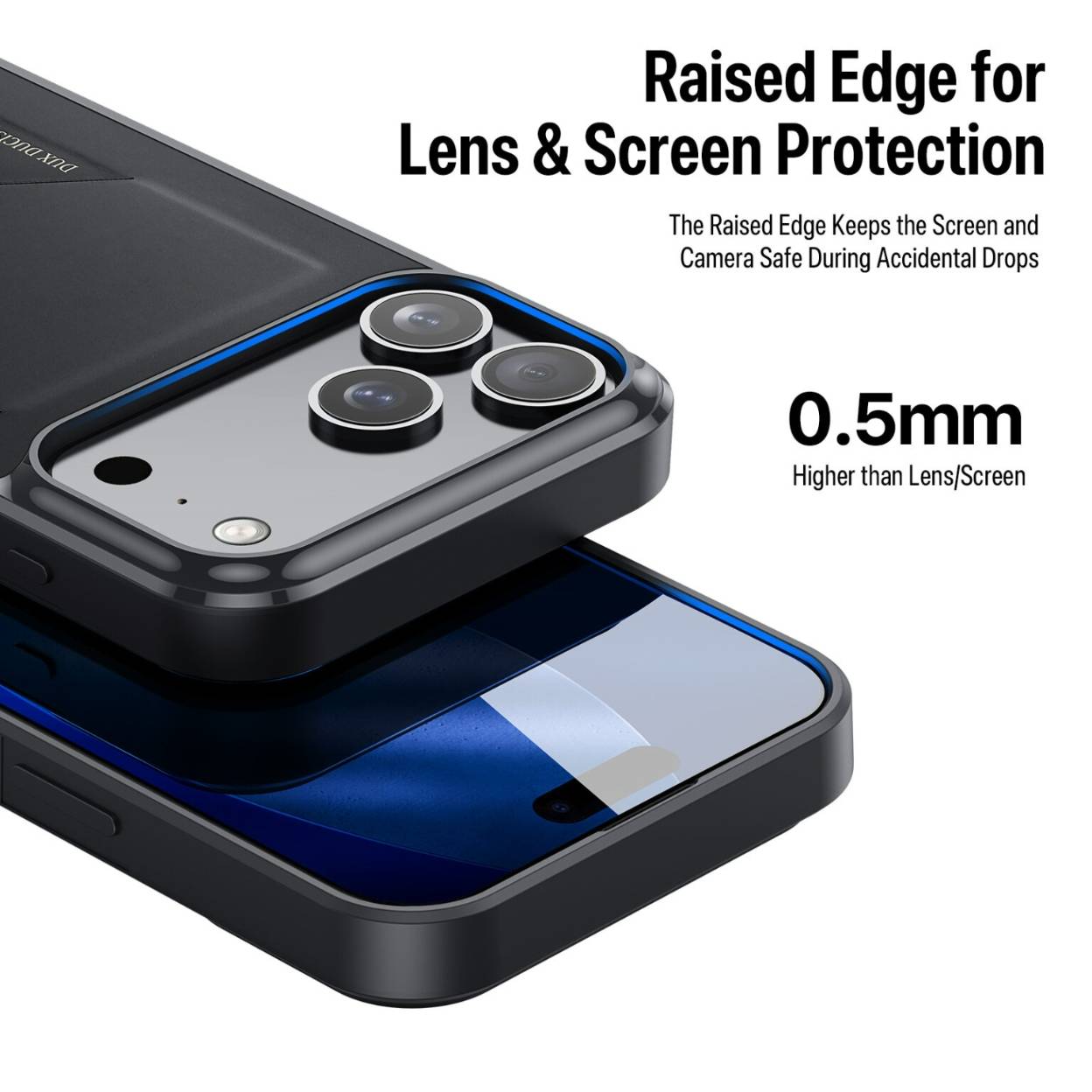 Ốp lưng Dux Ducis Pocard iPhone 17 kiêm ví thẻ