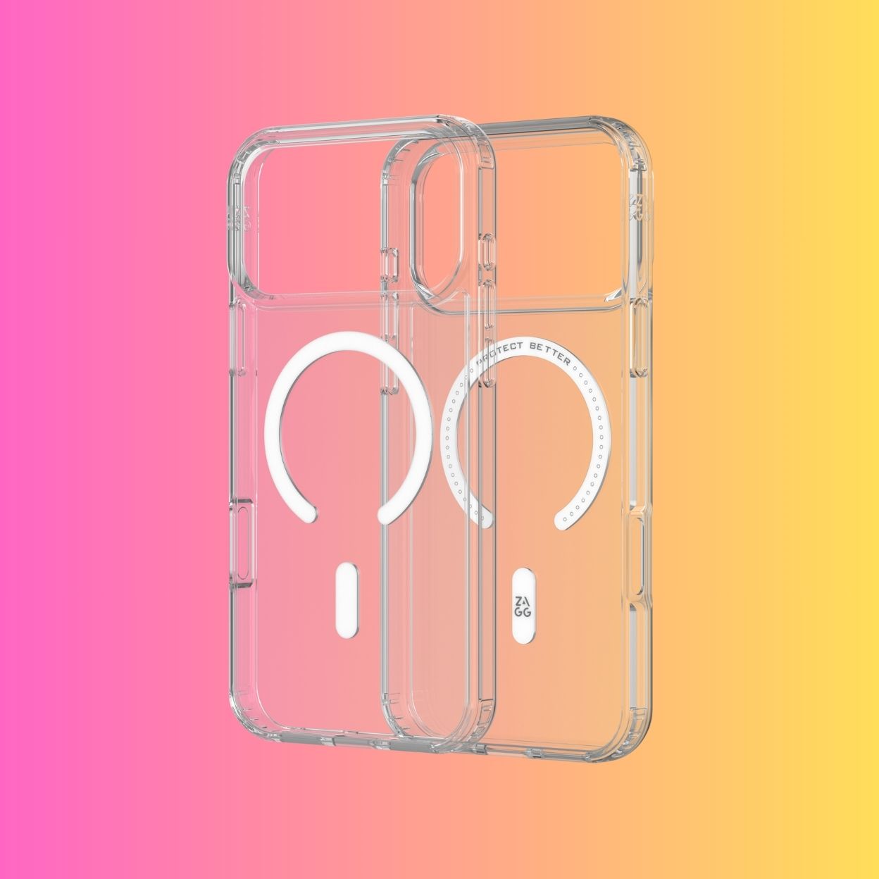 Ốp lưng trong suốt ZAGG ESNTL Clear Snap Magnetic cho iPhone 17 Pro/Pro Max