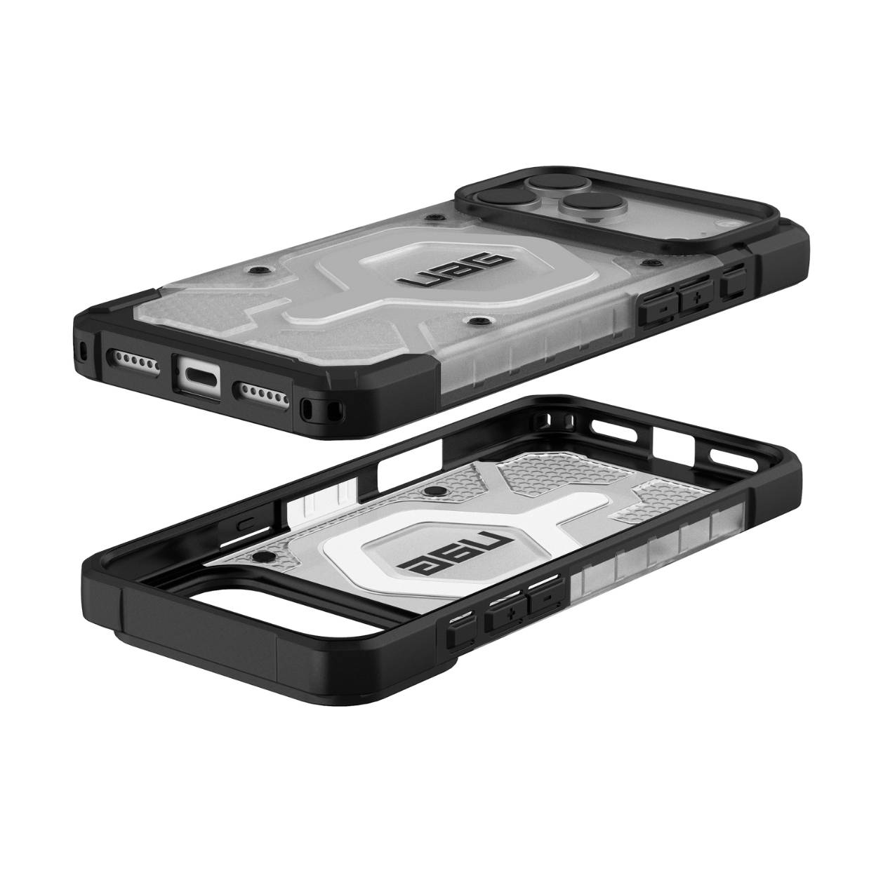 Ốp lưng UAG Pathfinder Clear Magnetic cho iPhone 17 Pro Max/17 Pro, chống sốc MIL-SPEC, tương thích MagSafe