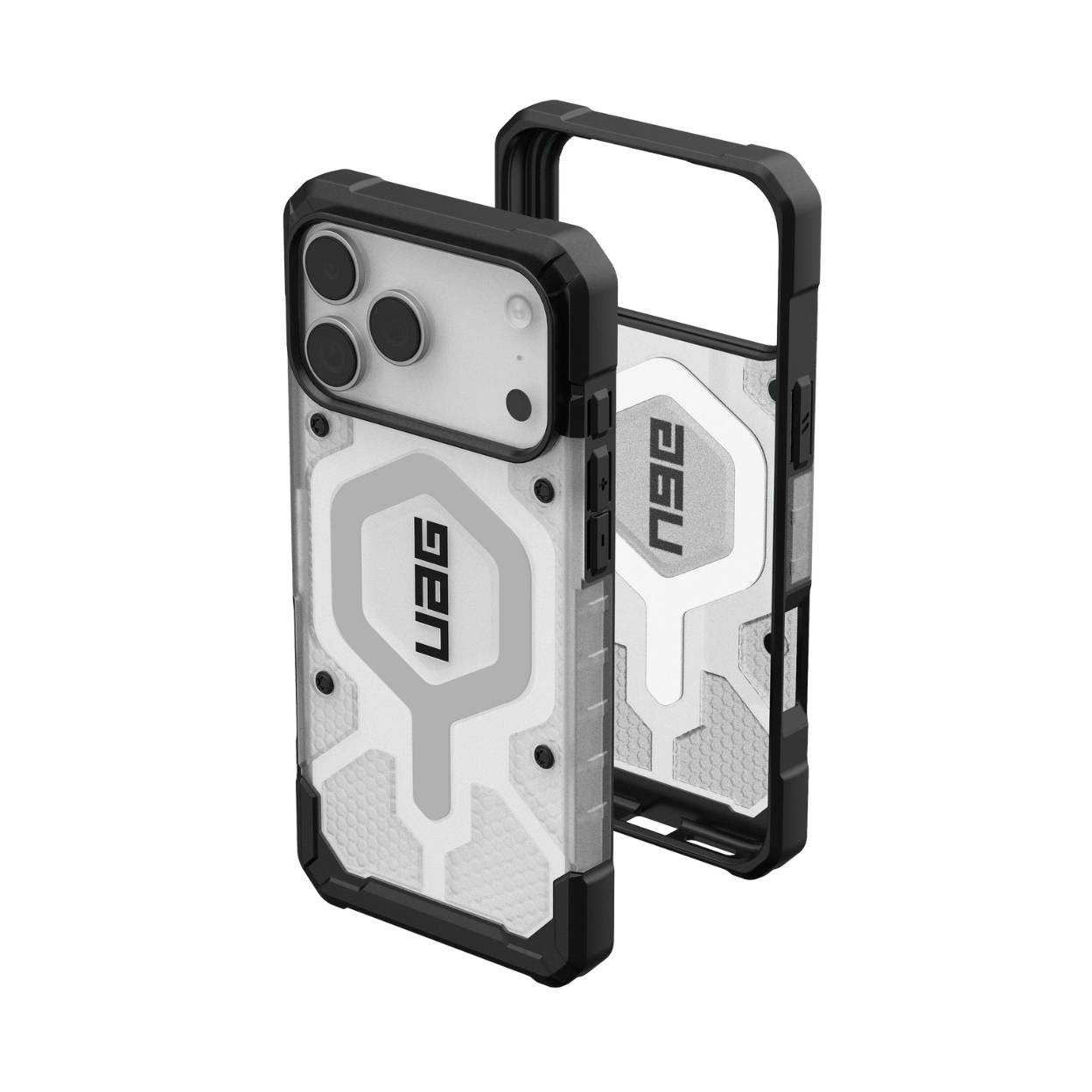 Ốp lưng UAG Pathfinder Clear Magnetic cho iPhone 17 Pro Max/17 Pro, chống sốc MIL-SPEC, tương thích MagSafe