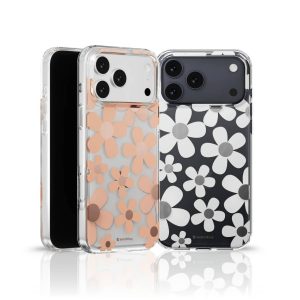 Ốp lưng SwitchEasy Fleur 3D Patterned cho iPhone 17 Series – hoa nổi 3D, viền nhô bảo vệ camera