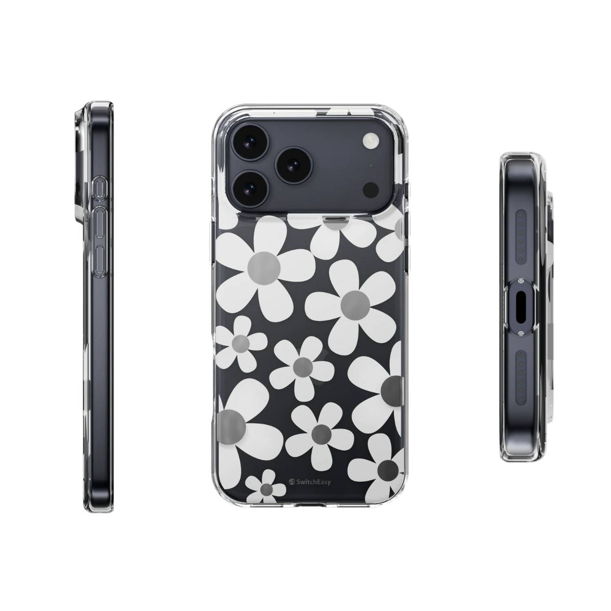 Ốp lưng SwitchEasy Fleur 3D Patterned cho iPhone 17 Series – hoa nổi 3D, viền nhô bảo vệ camera