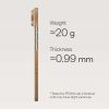 Ốp lưng Pitaka iPhone Air Ultra Slim với PitaTap, hỗ trợ MagSafe, hoàn thiện sợi aramid màu Gold và Blue