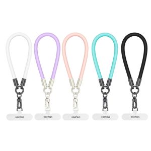 Dây đeo cổ tay điện thoại silicone Dux Ducis Stoyobe PL-II màu pastel, khóa kim loại chắc chắn, kèm miếng gắn lưng nylon siêu mỏng