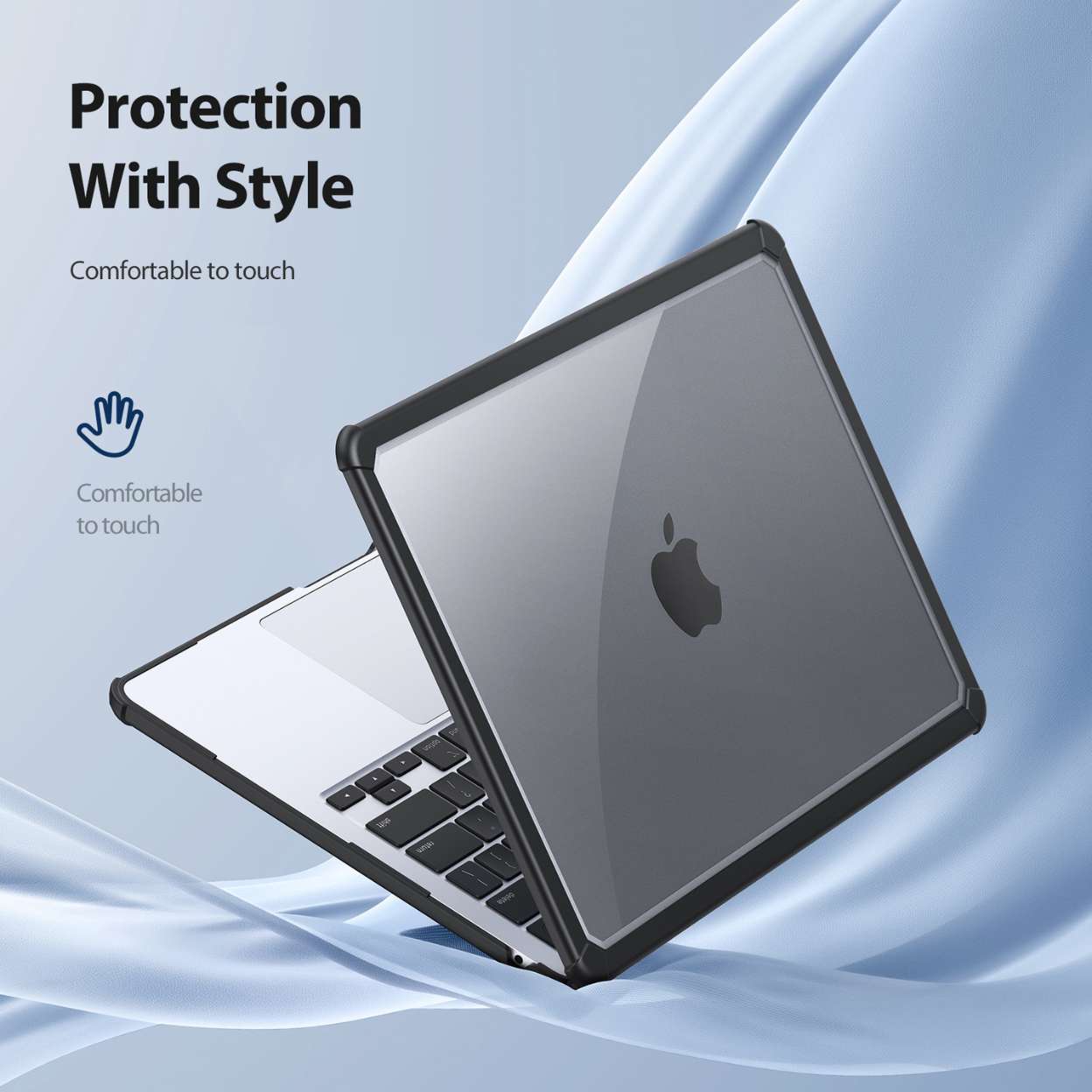 Ốp lưng chống sốc MacBook Dux Ducis LCGM trong suốt 2 mảnh