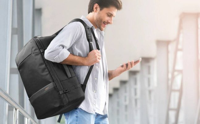 Balo du lịch 42L Inateck BP03005 mở 180 độ, ngăn laptop 17 inch