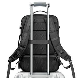 Balo du lịch 42L Inateck BP03005 mở 180 độ, ngăn laptop 17 inch