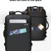 Balo du lịch carry on 40L Inateck BP03001 cho laptop 17 inch, mở 180 độ, chống trộm