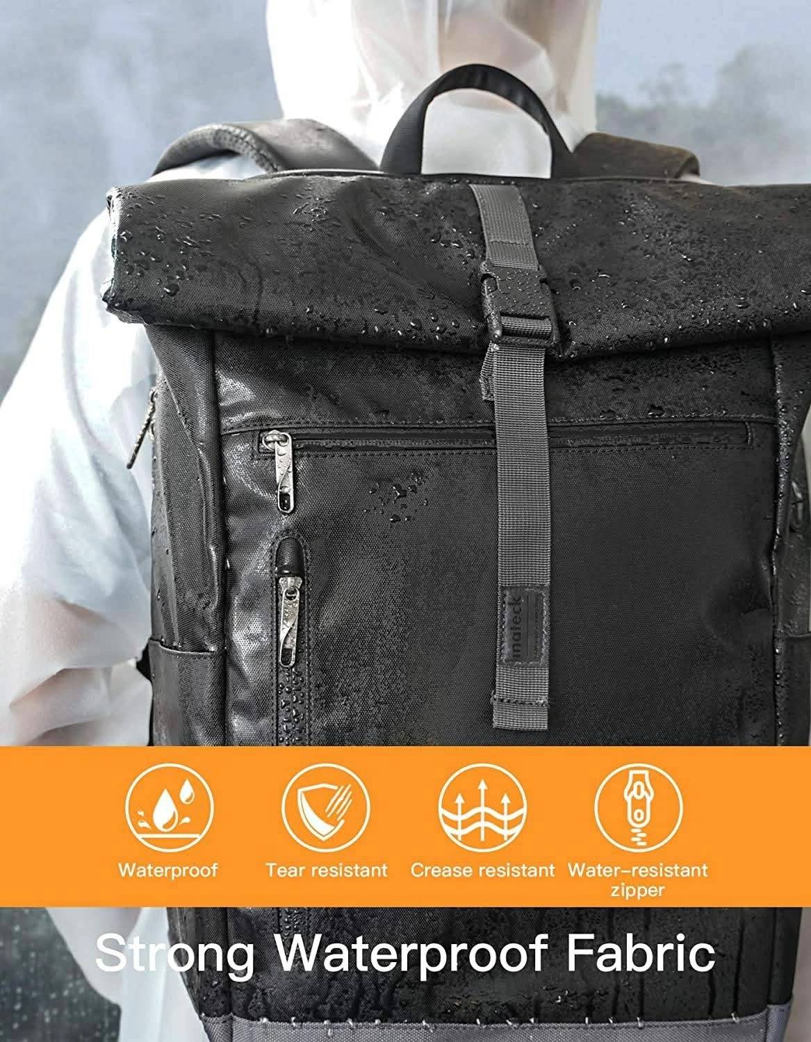 Balo Inateck Roll Top Waterproof Backpack BP01003 25-30L Cho Laptop Lên Tới 17 inch