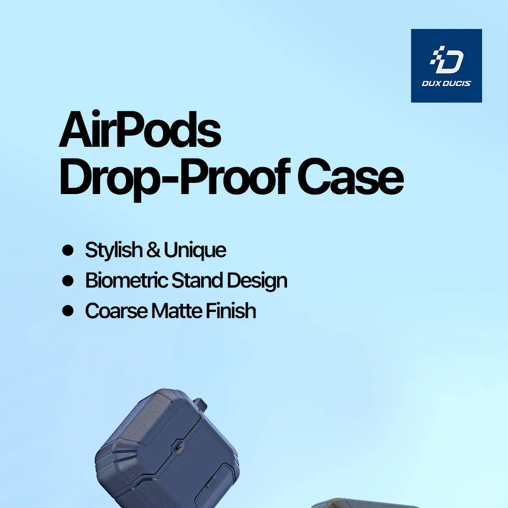 Ốp AirPods Pro 3 Dux Ducis PECS Case chống sốc có chân đế tiện lợi