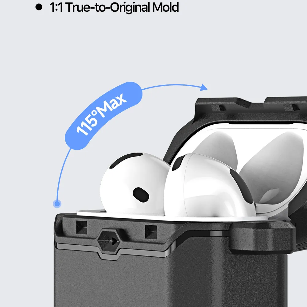 Ốp AirPods Pro 3 Dux Ducis PECS Case chống sốc có chân đế tiện lợi
